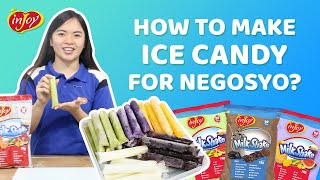 How to make Ice Candy for Negosyo  inJoy Philippines Official [upl. by Ahsekyw]