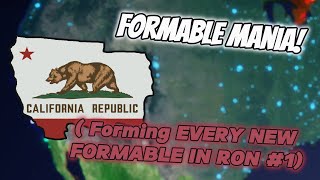 FORMING ALL NEW FORMABLES IN RON  Part 1 [upl. by Ardnnek]