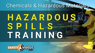 Hazardous Spills Training from SafetyVideoscom [upl. by Adiehsar]