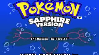 Game Boy Advance Longplay 187 Pokemon Sapphire Part 1 of 3 [upl. by Cressler]