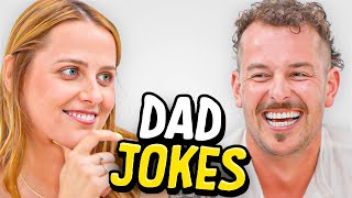 Dad Jokes  Dont laugh Challenge  Tim Vs Kat  Raise Your Spirits [upl. by Zebe482]