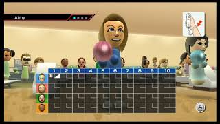 Wii Sports  Bowling 4Player Match 8 [upl. by Newcomer]