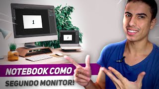 Como USAR NOTEBOOK como SEGUNDO MONITOR [upl. by Hartnett]