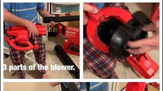 How to Assemble the Craftsman Leaf Blower and Vacuum Mulcher [upl. by Assetak716]