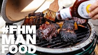 How to make DJ BBQs el scorchio Mexican Beef Ribs [upl. by Aelsel]