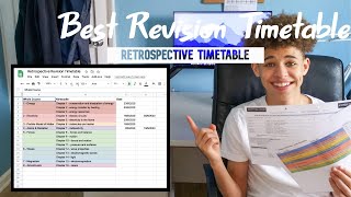 How to make THE BEST REVISION TIMETABLE  GCSE STUDENTS [upl. by Terrell]