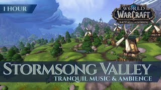 Stormsong Valley  Tranquil Music amp Ambience 1 h 4K World of Warcraft Battle for Azeroth aka BfA [upl. by Lamraj150]