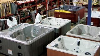 PDC Spas Hot Tub Showroom Tour [upl. by Dazhahs]