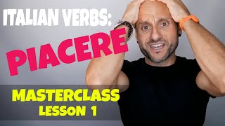 How to Use PIACERE in Italian Lesson 1  Say quotto Likequot in Italian Learn Italian Verbs [upl. by Yttiy841]