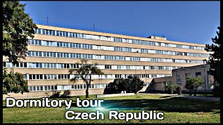 European Dormitory tour Czech Republic  Student Dorm  Masaryk University  Brno [upl. by Ariaj]