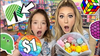 FIDGET SHOPPING AT DOLLAR TREE 🤑 NO BUDGET WE HIT THE JACKPOT [upl. by Analart691]