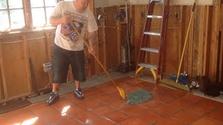 How to Seal Saltillo Tile after staining [upl. by Assenov]