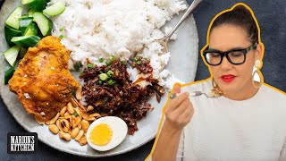 How to make Malaysias FAMOUS rice dish at home  Nasi Lemak  Marions Kitchen [upl. by Nojid452]