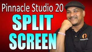 Pinnacle Studio 20 Ultimate  Split Screen Tutorial [upl. by Esertak]