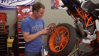 How To Check Motorcycle Wheel Bearings  MC Garage [upl. by Stichter594]