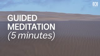 Guided Meditation For Calming The Mind 5 Minutes  Natural Mindful [upl. by Esta943]