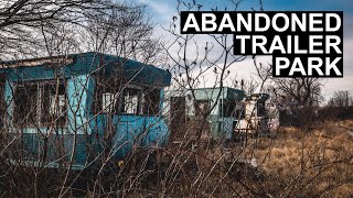 Exploring an Old Abandoned Trailer Park So much left behind [upl. by Elbon708]