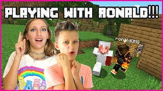 PLAYING MINECRAFT WITH RONALDOMG [upl. by Harlan862]