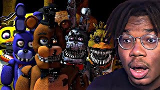 Non FNAF Fan Reacts To ALL Five Nights At Freddys Songs 16 By The Living Tombstone [upl. by Ahsitram]