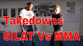 SILAT Vs MMA Basic Takedowns [upl. by Kahl]