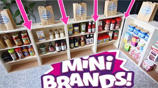 DIY MINI BRANDS MINI MART EASY CHEAP TUTORIAL [upl. by Margetts]