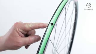 Replace Bike Wheel Rim Tape [upl. by Nwadahs9]