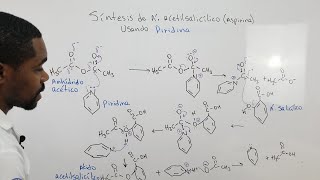 Síntesis de ÁCIDO ACETILSALICÍLICO Aspirina Usando PIRIDINA Como CATALIZADOR  Mecanismo [upl. by Grefer]