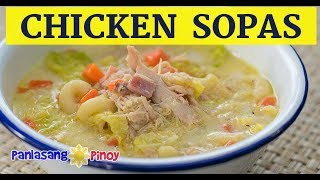 Filipino Chicken Macaroni Sopas [upl. by Ahsed]