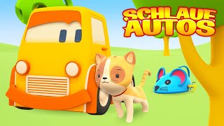 Lehrreicher Cartoon auf Deutsch Die Schaluen Autos und das Kätzchen Zeichentrickfilm für Kinder [upl. by Atival318]