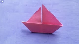 Origami  Barco velero de papel [upl. by Zoie]