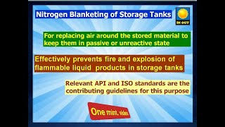 8 Nitrogen Blanketing of Storage Tanks [upl. by Marcelo536]