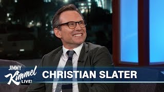 Christian Slater on New Baby Rami Malek amp Mr Robot Ending [upl. by Ellenod]