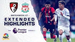 Bournemouth v Liverpool  PREMIER LEAGUE HIGHLIGHTS  3112023  NBC Sports [upl. by Ahsenyl162]