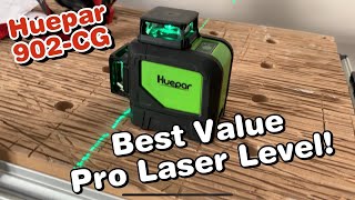 Huepar 902CG laser level unboxing [upl. by Odnalo]