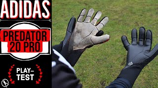 STRAPLESS ADIDAS Adidas Predator 20 Pro Goalkeeper Glove Review amp PlayTest [upl. by Airpal467]