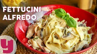 Fettucini Alfredo Tarifi  Makarna Tarifleri  Yemekcom [upl. by Iahcedrom]